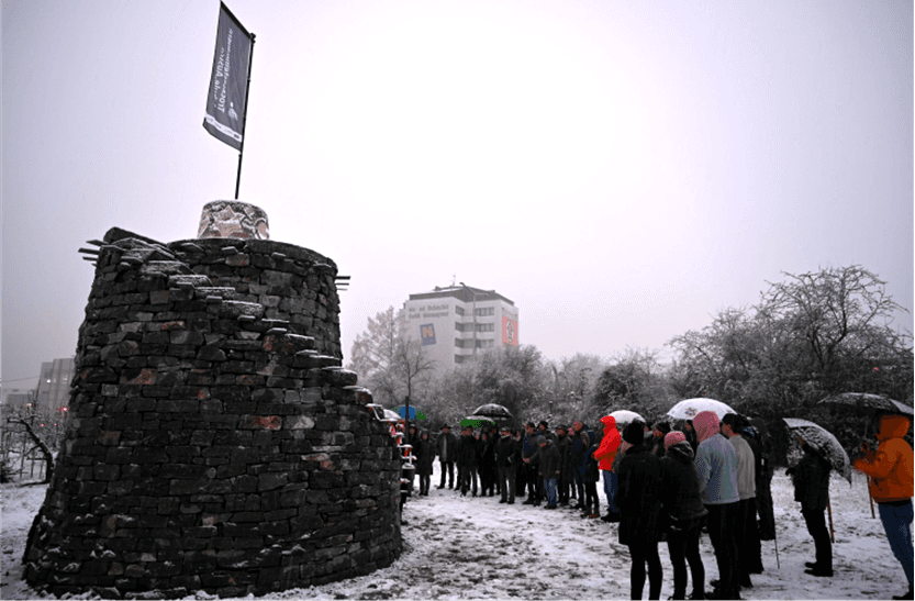 Steingespräche 2024 Einweihung Steinturm