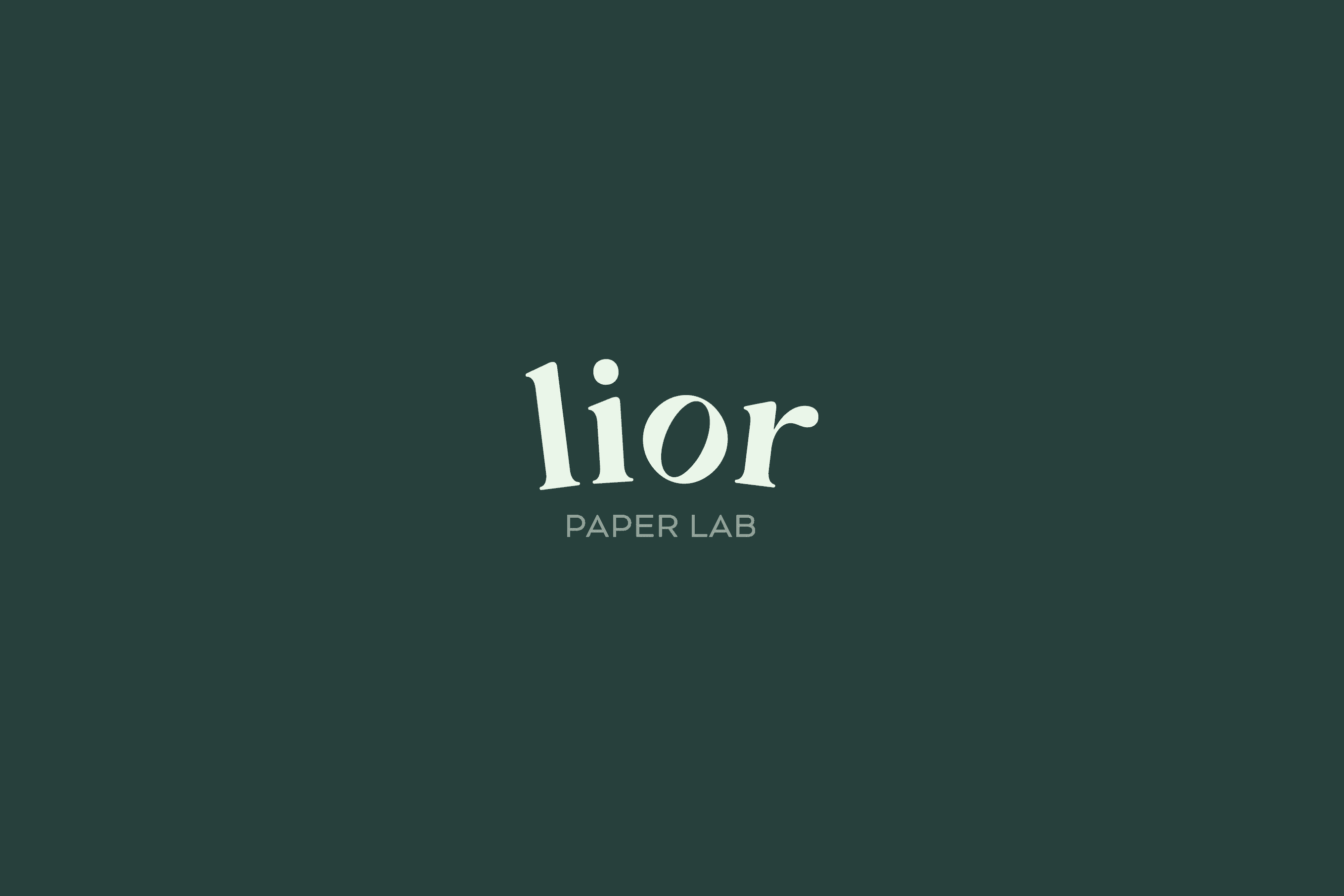 Logotip znamke Lior PaperLab