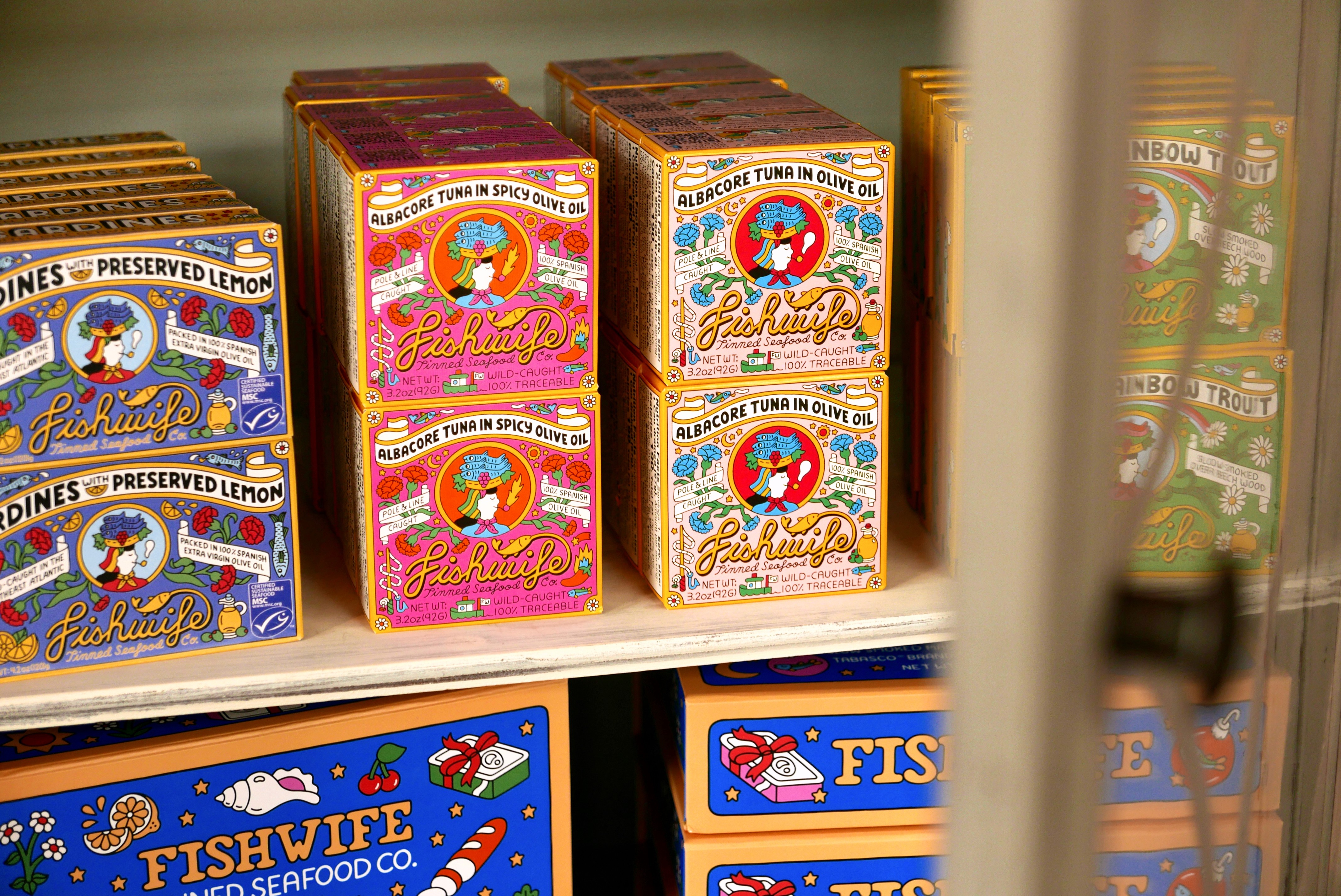 In-store photography of various products inside of virginia based concept store Ivy & Rye. 