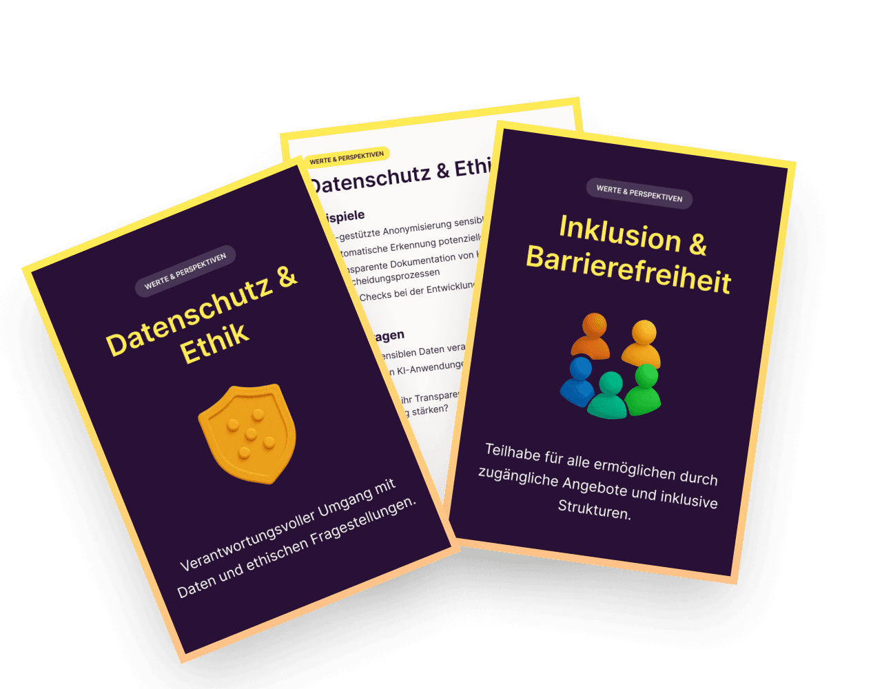 Workshop Karten von ai-gelb