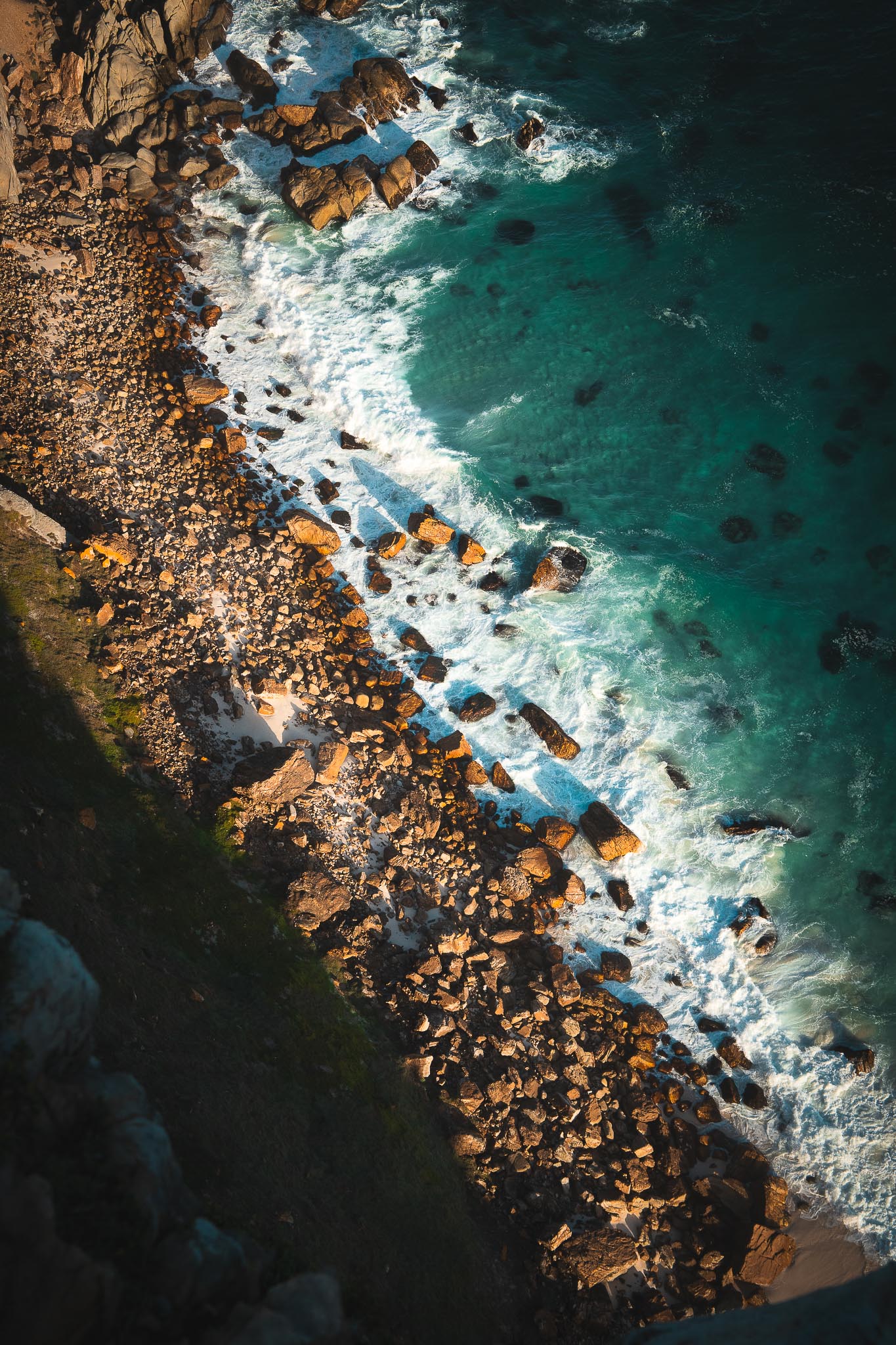 cape town beach rocks