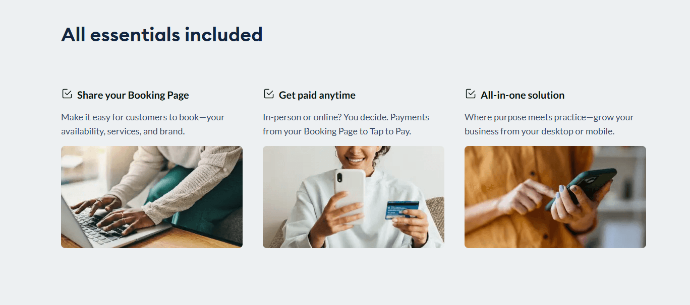 Setmore plan essentials