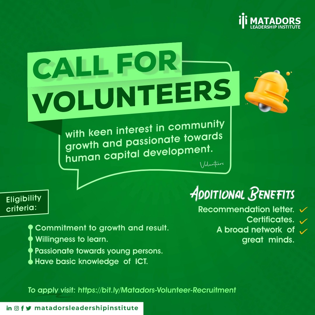 MLI Call for Volunteers design