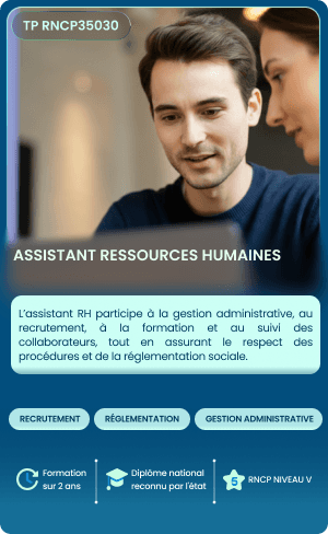 carte ASSISTANT RESSOURCES HUMAINES