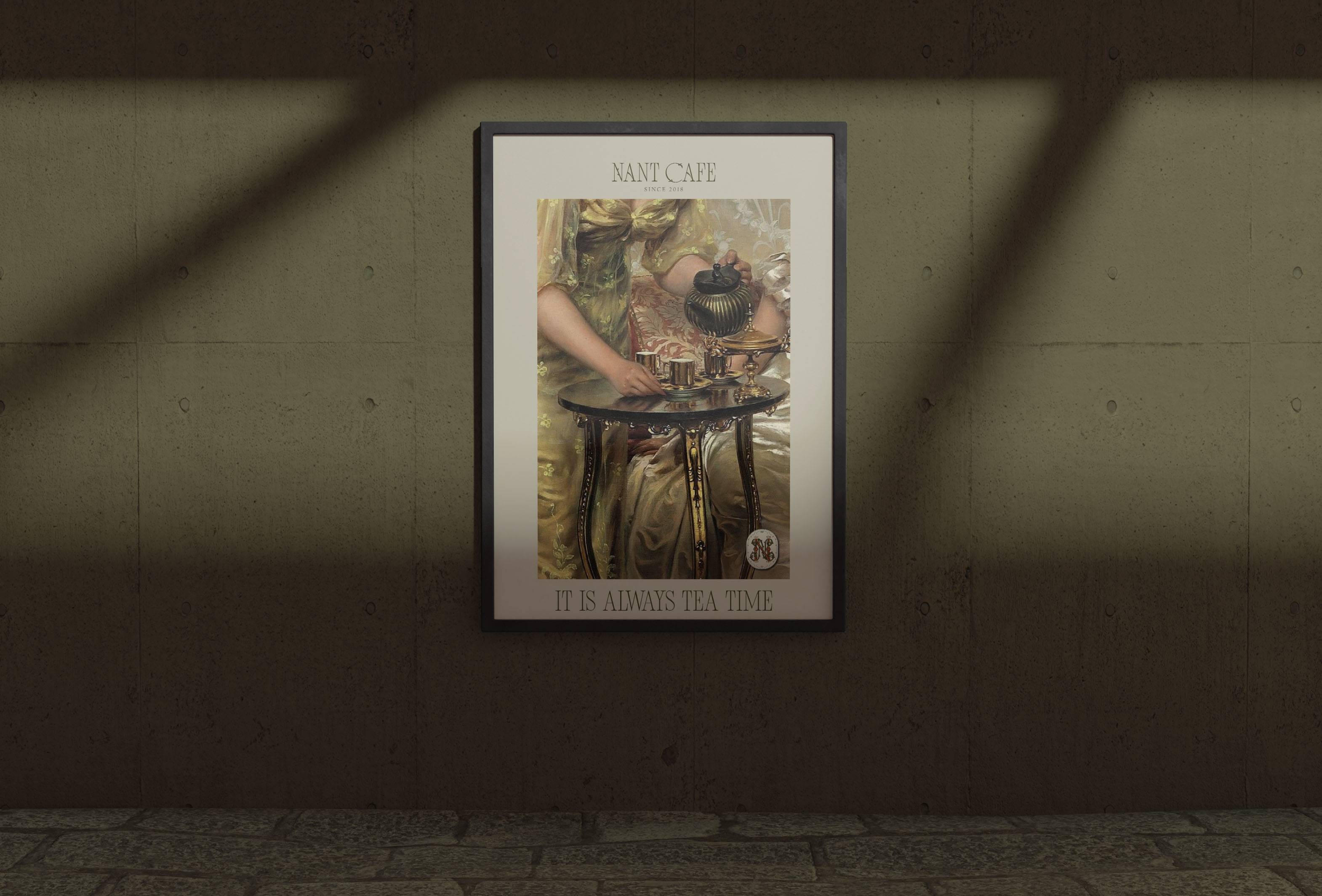 A close-up of a beige-colored laptop with a smooth, matte finish on a matching surface.