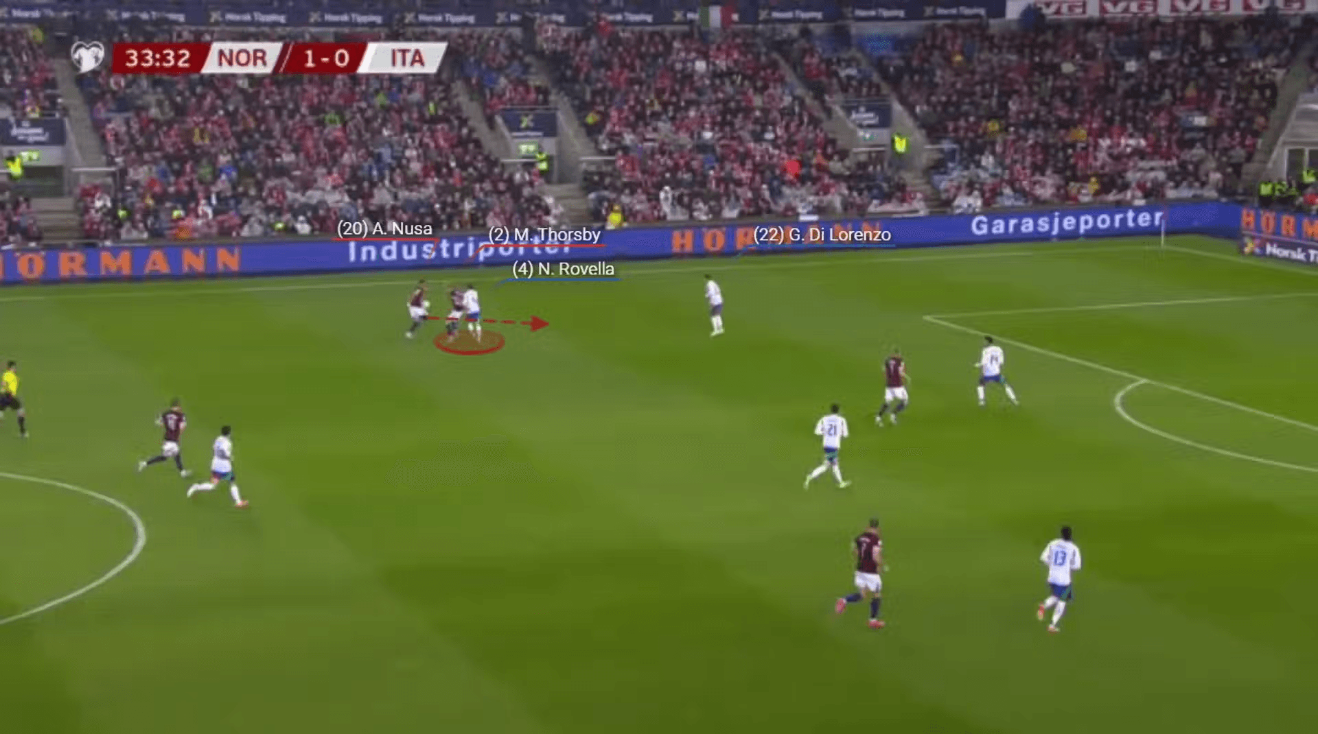 Нуса е постоянна заплаха за Ди Лоренцо