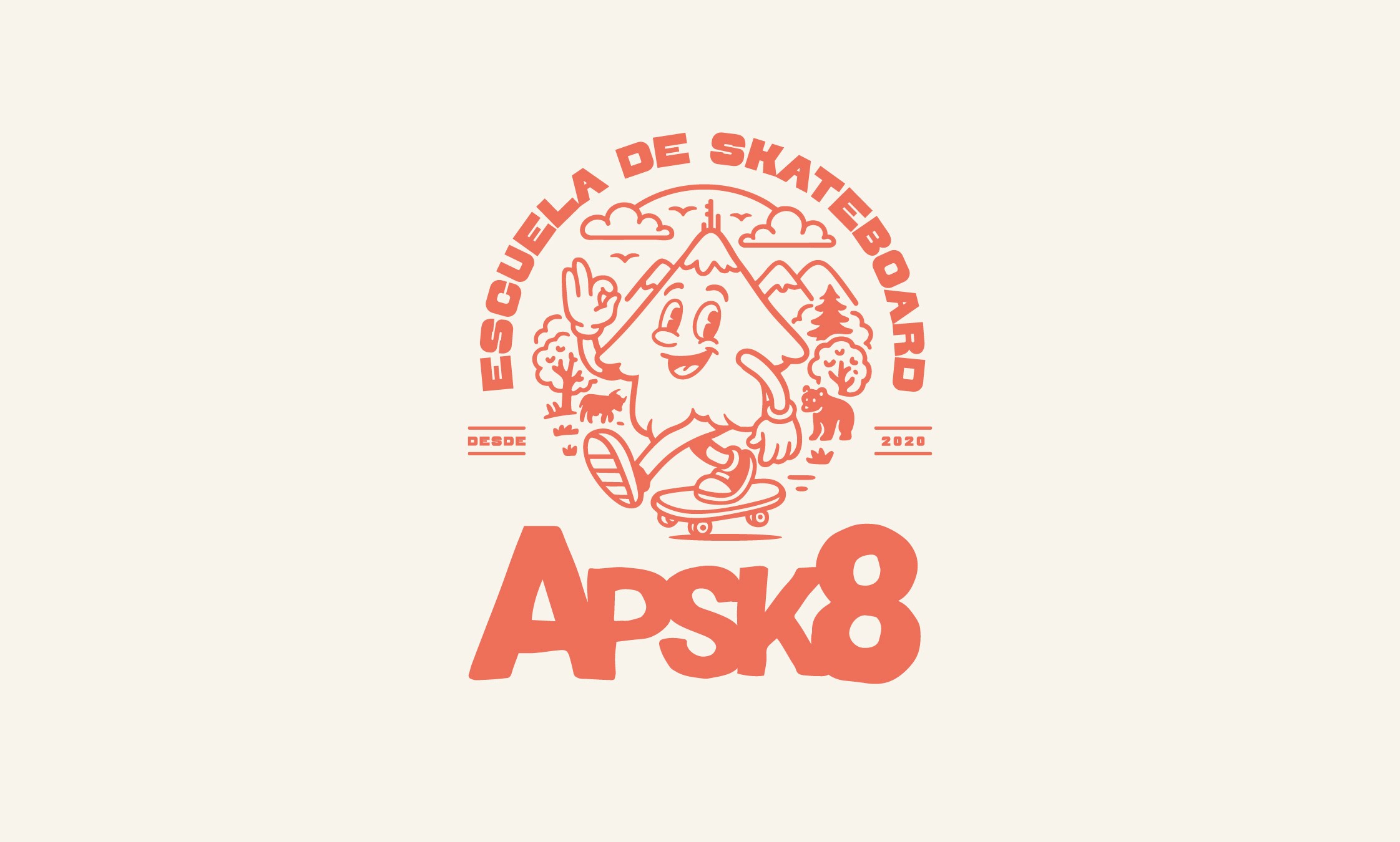 APSKATE — Rediseño de logotipo e identidad visual