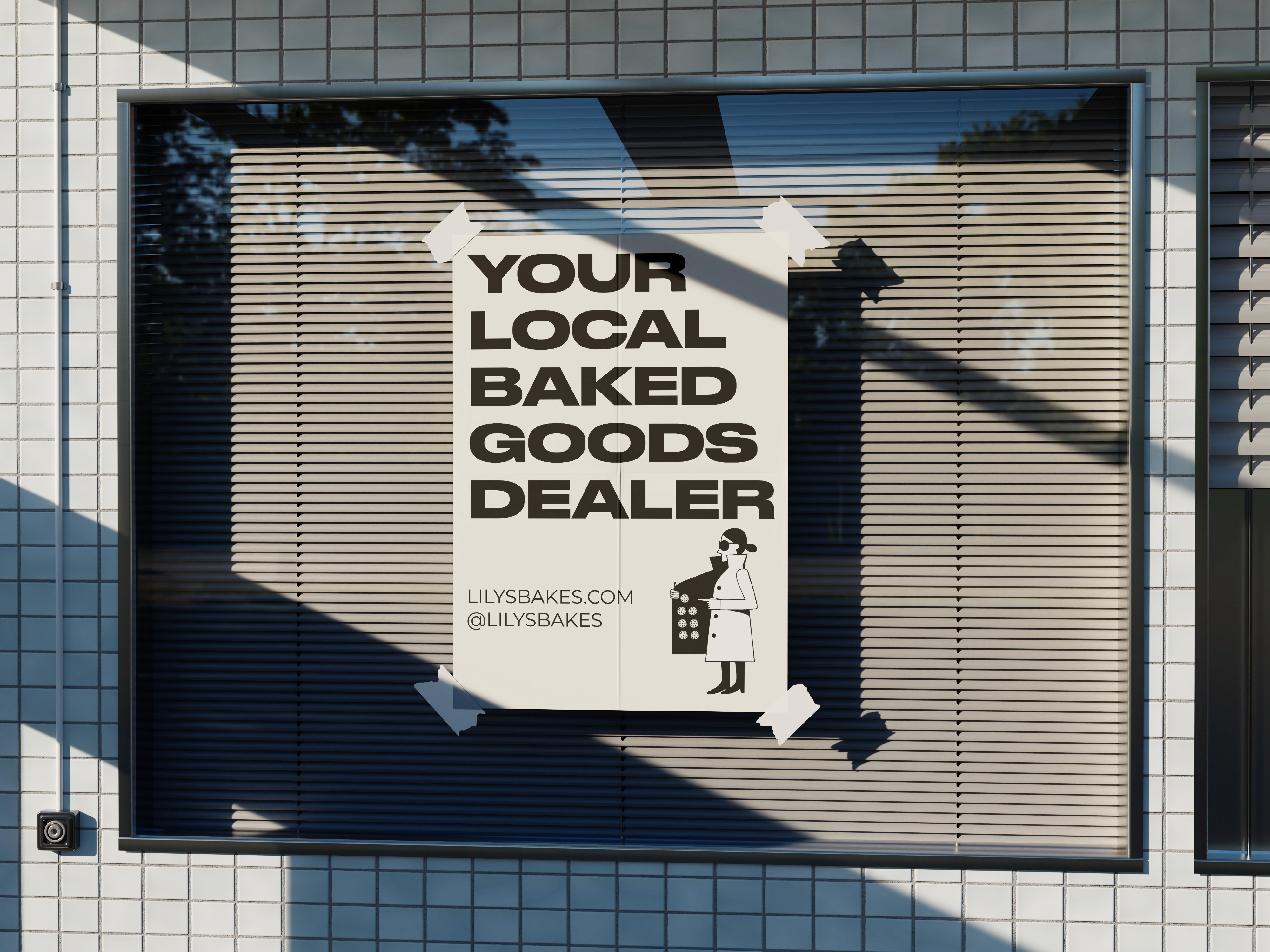 A black female model