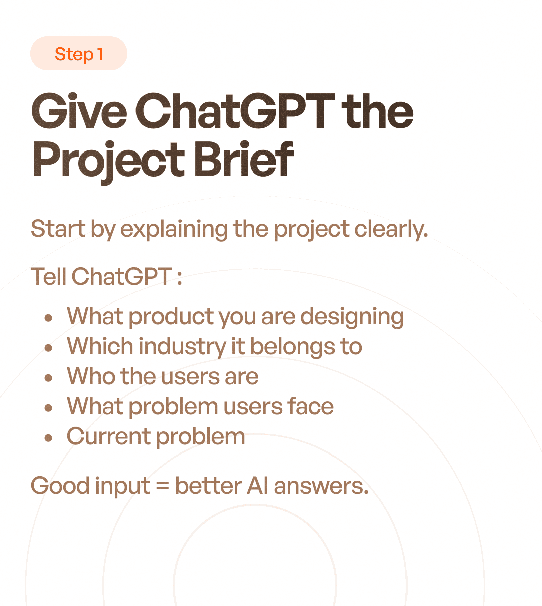 Give ChatGPT the Project Brief brief