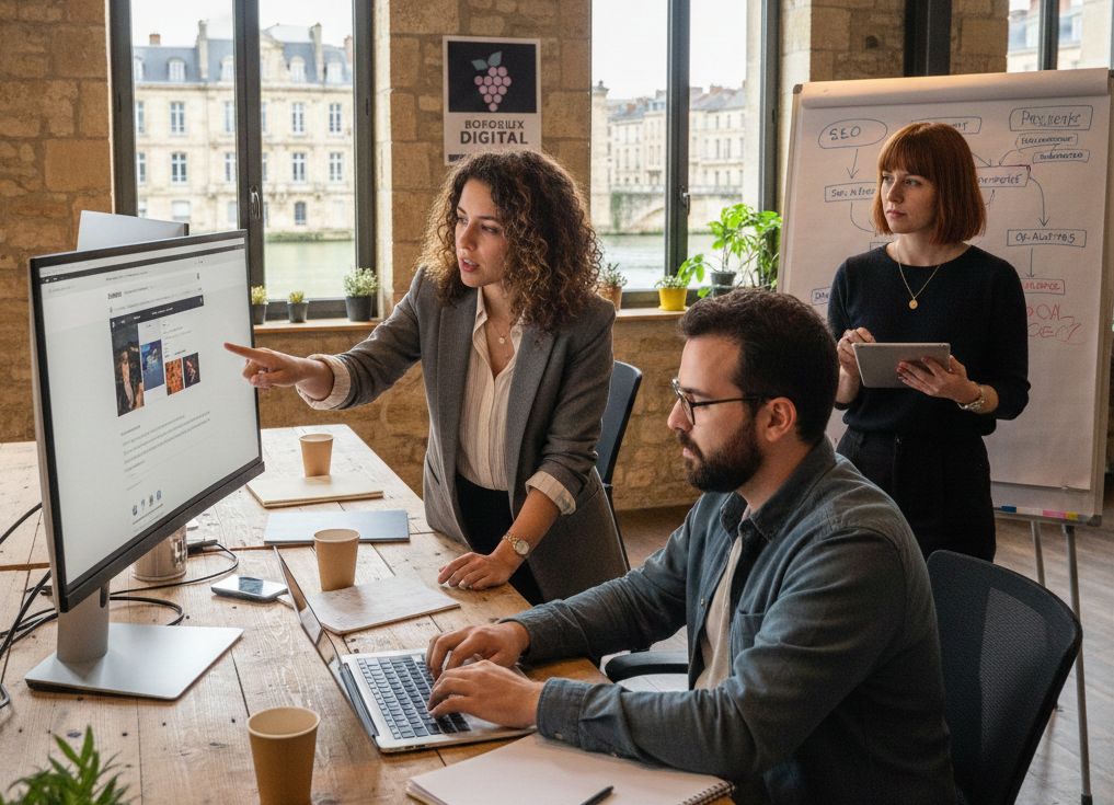 une agence marketing à bordeaux qui travaillent sur ses projets