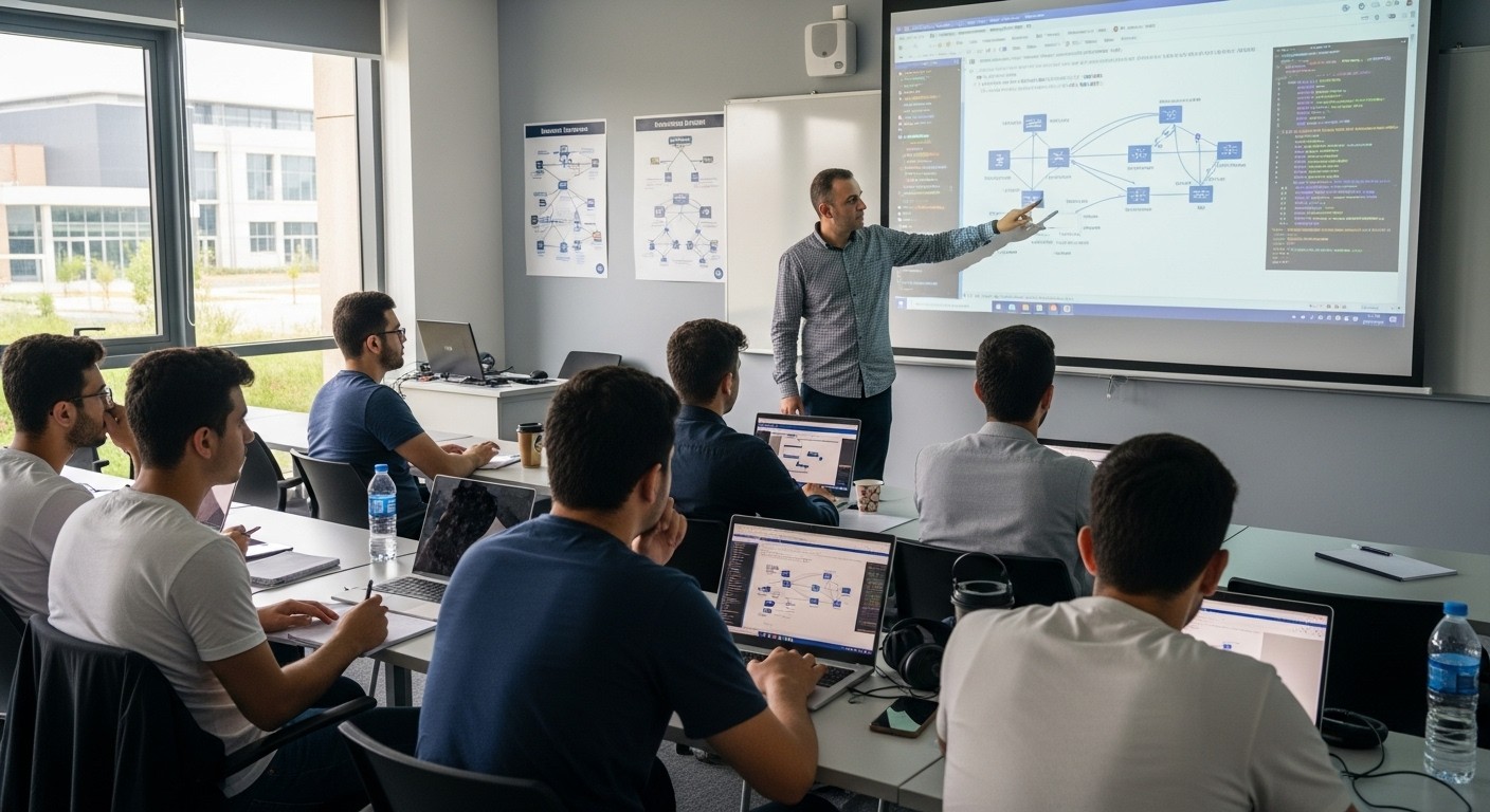 Vibrant purple and blue gradient paint splashing against a black background.