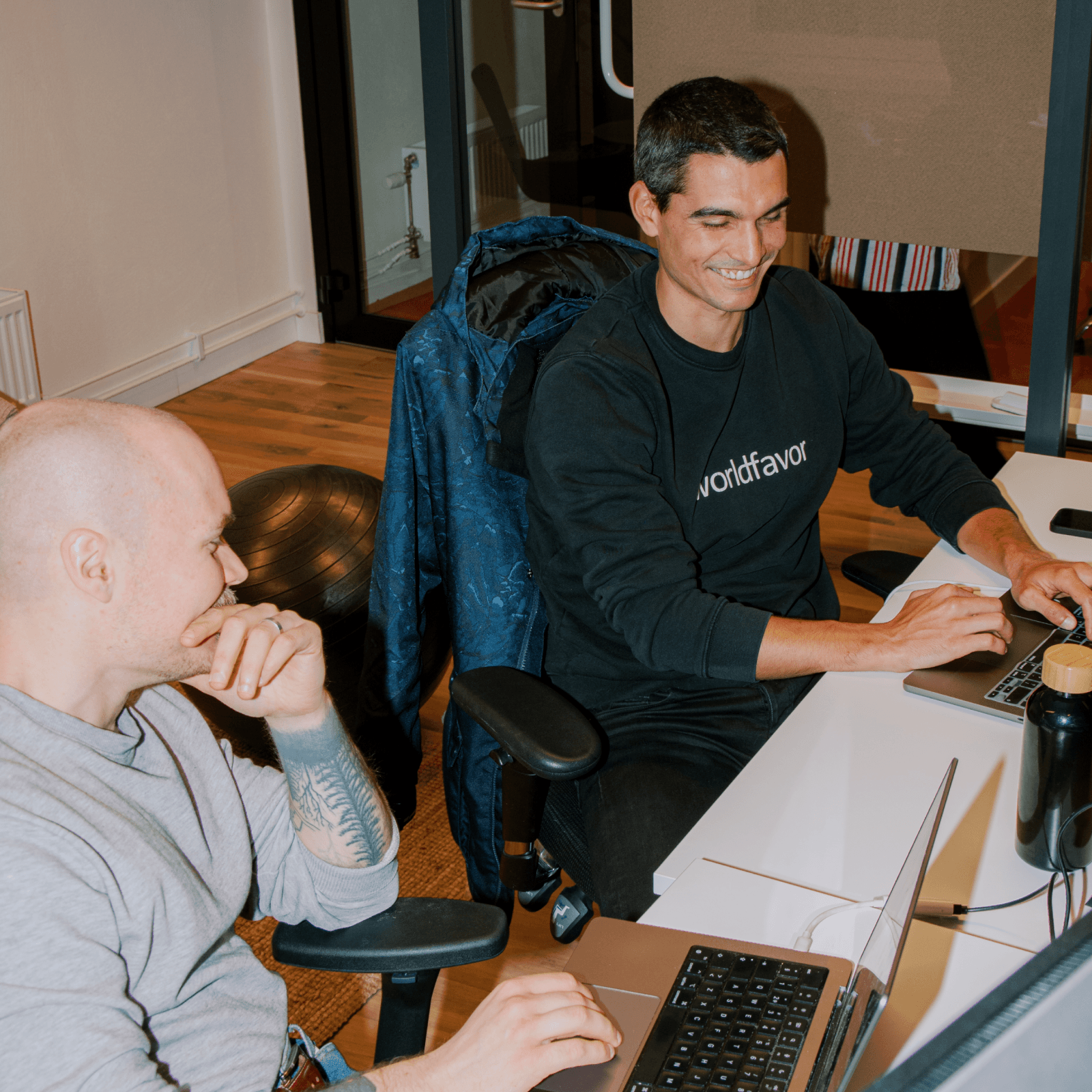 Working together at Worldfavor