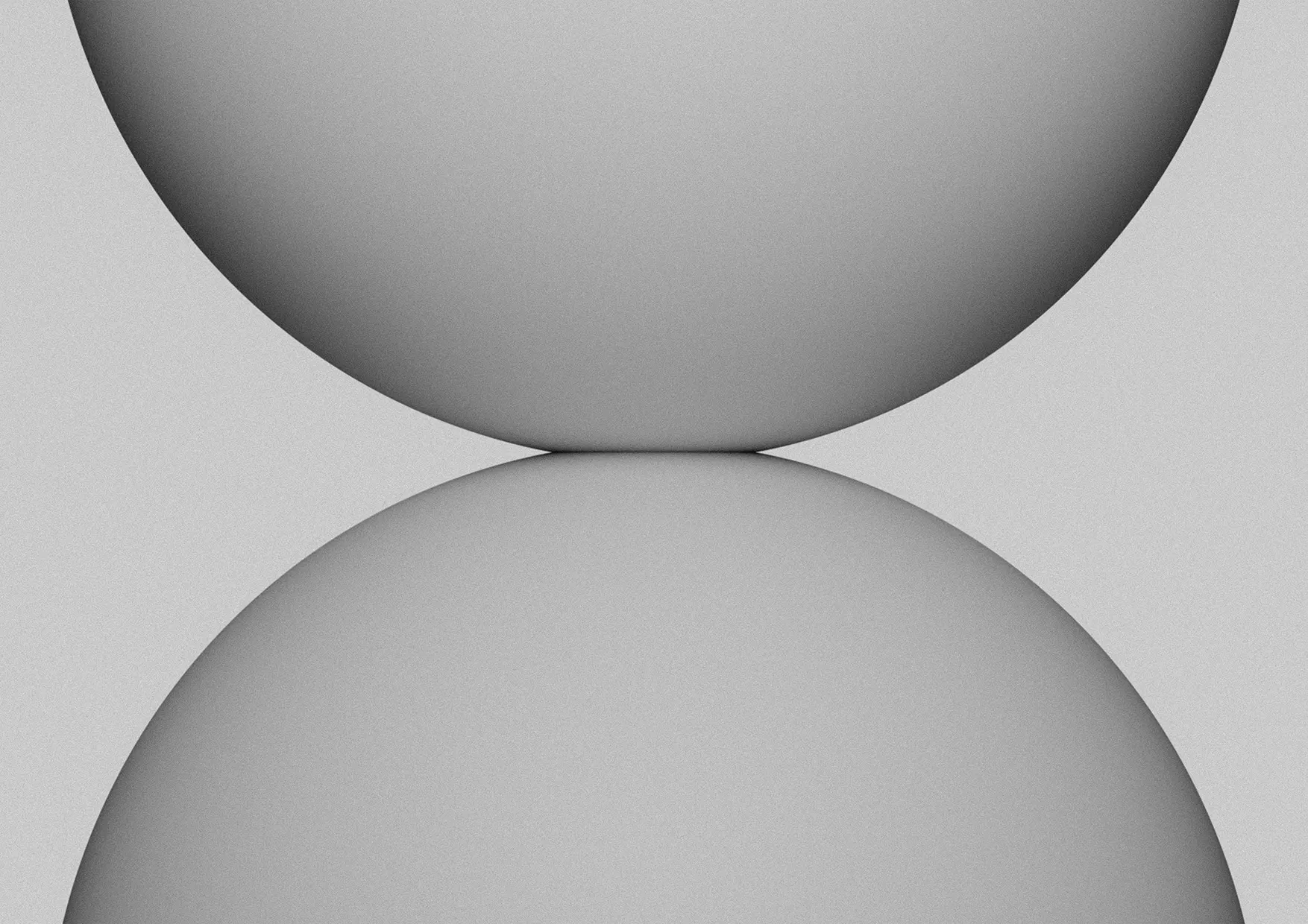 two 3D spheres colliding