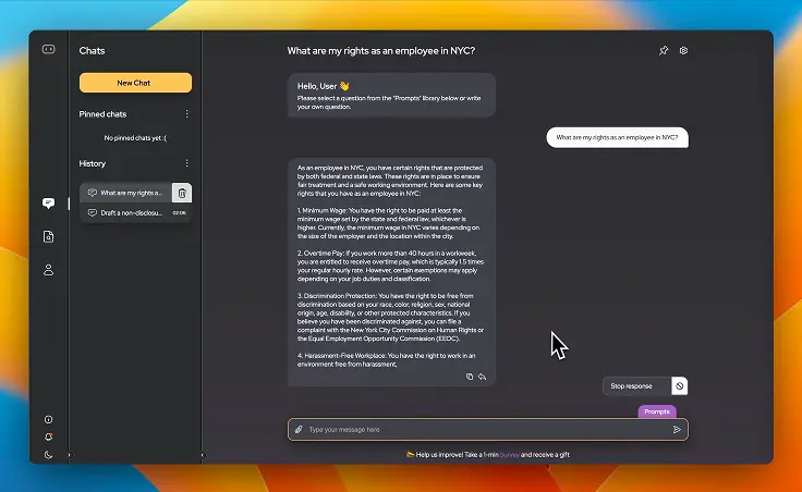 AI Lawyer tutorial video preview