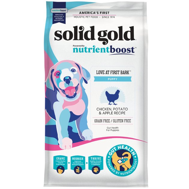 Solid Gold Puppy Gut Health Real Chicken Potato & Apple Grain-Free Dry Dog Food