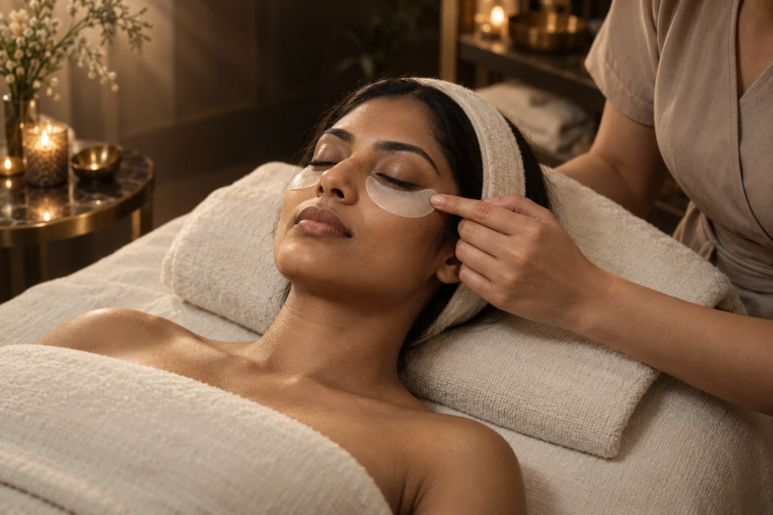 Eye care with soft pads