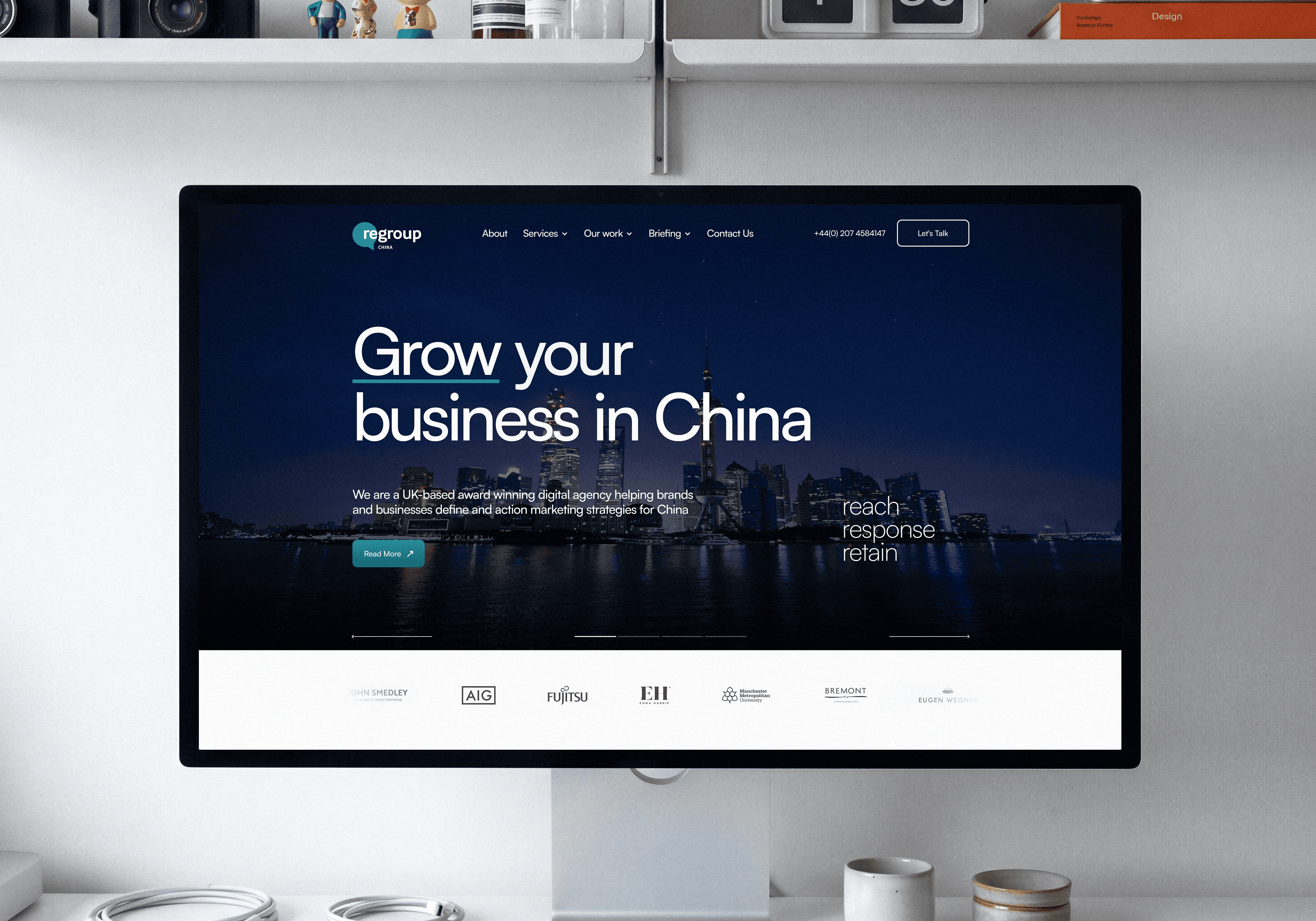 Regroup brand project by Scarfe Design