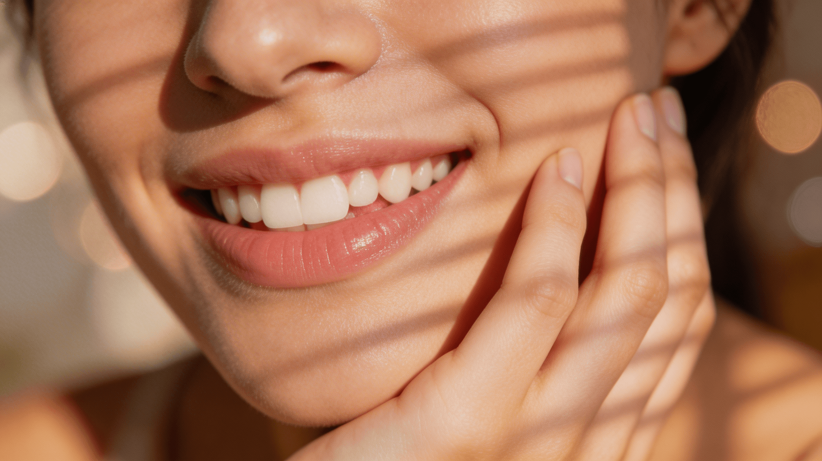 Beautiful confident smile showing natural teeth at Veda Dental Aesthetics