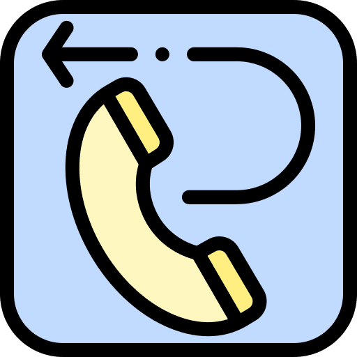 Visual shows a phone with its call being redirected and represented as an arrow.