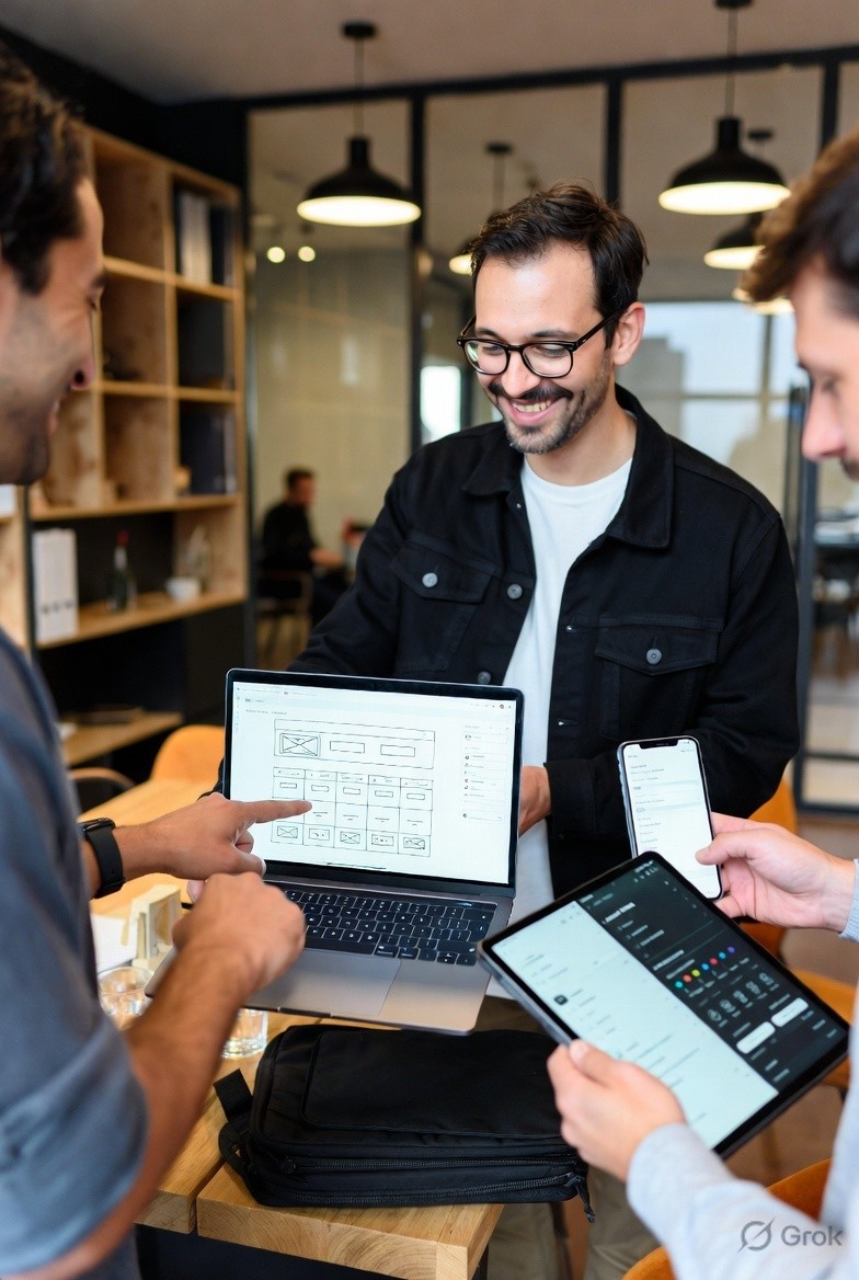 Photo of Hamza as a music producer