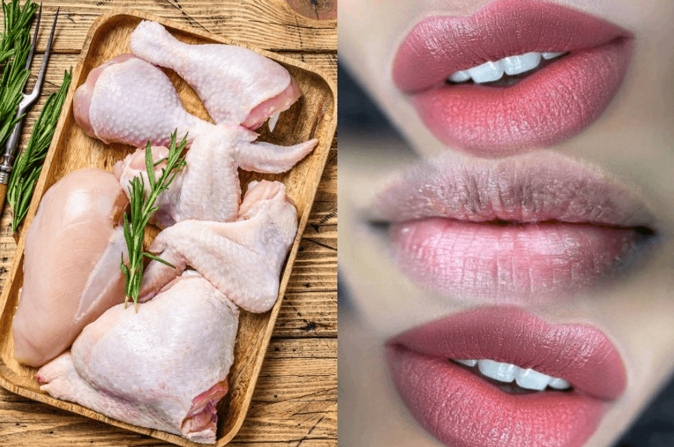 Cần kiêng thịt gà khoảng từ 10 - 15 ngày sau khi xăm môi