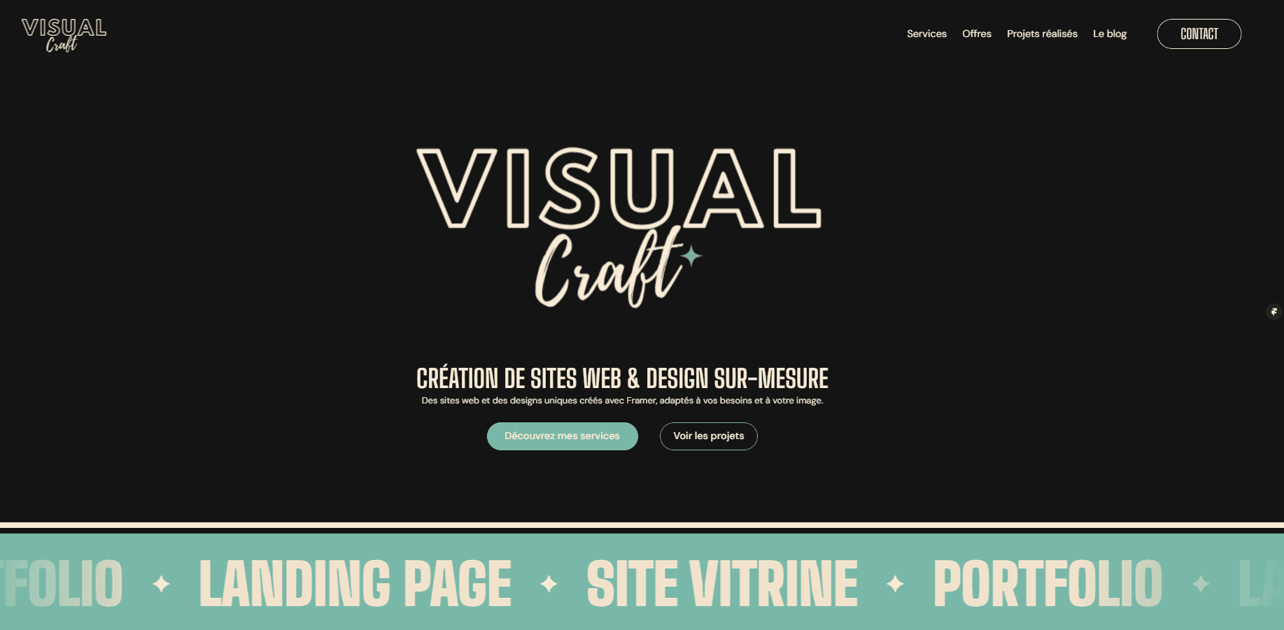 Visual Craft | Création de sites web & design sur-mesure