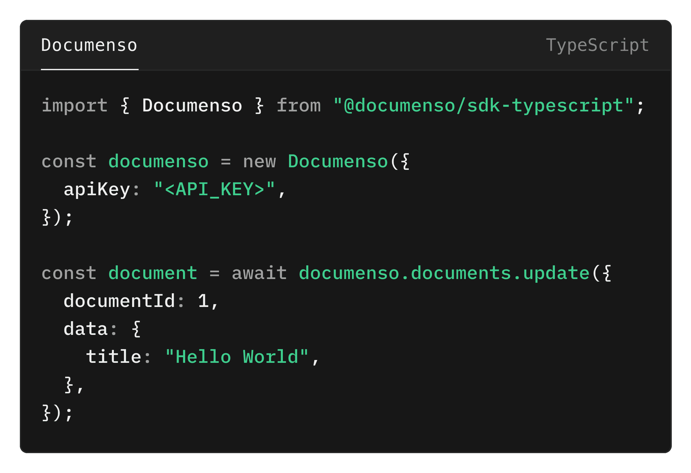 Documenso Typescript SDK