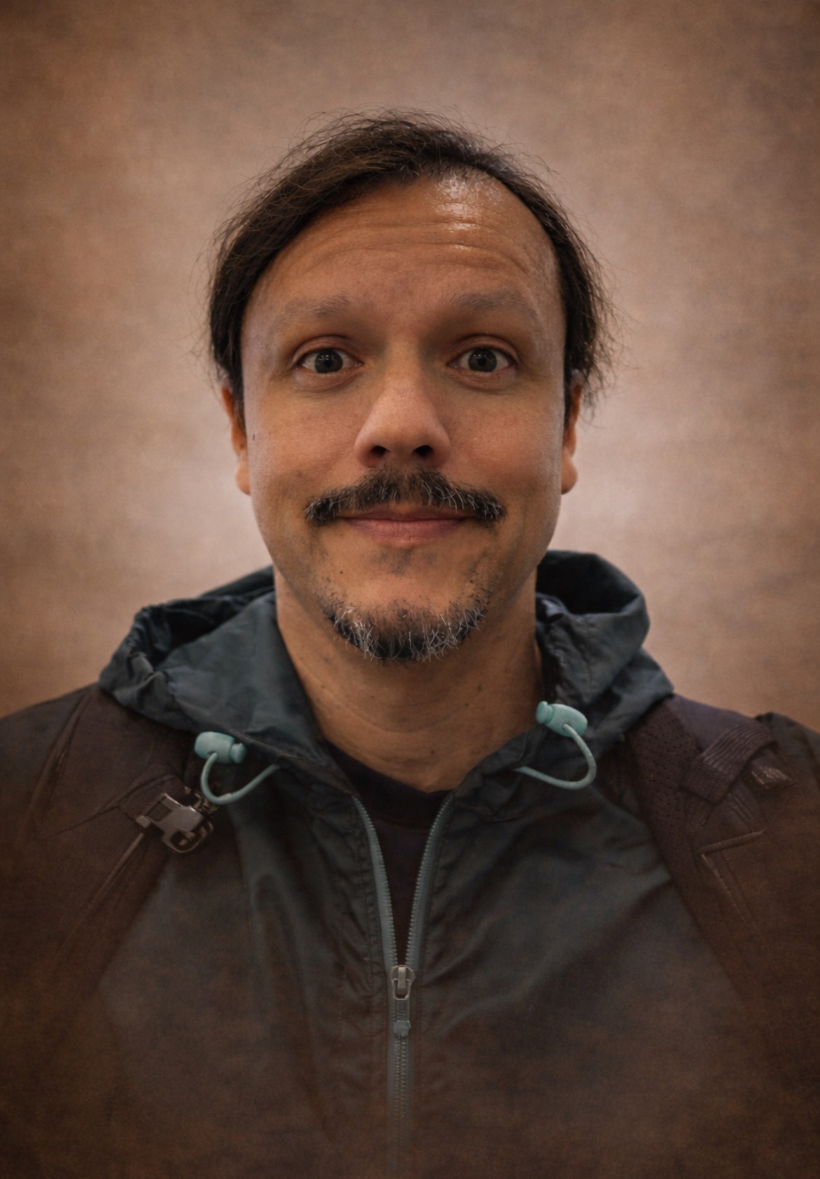 Portrait of portfolio creator – front view