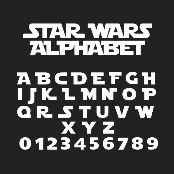 Star Wars fonts