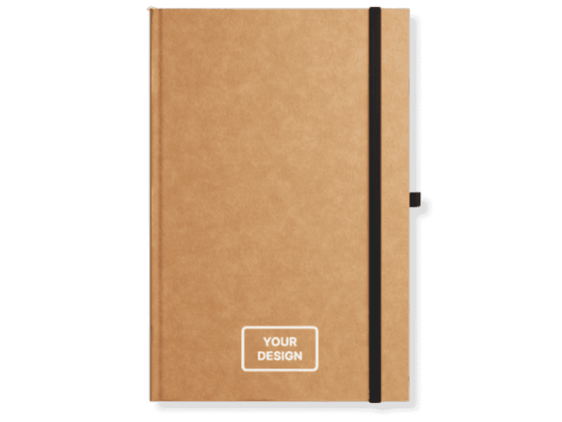 A5 recycled notebook for remote team meetings