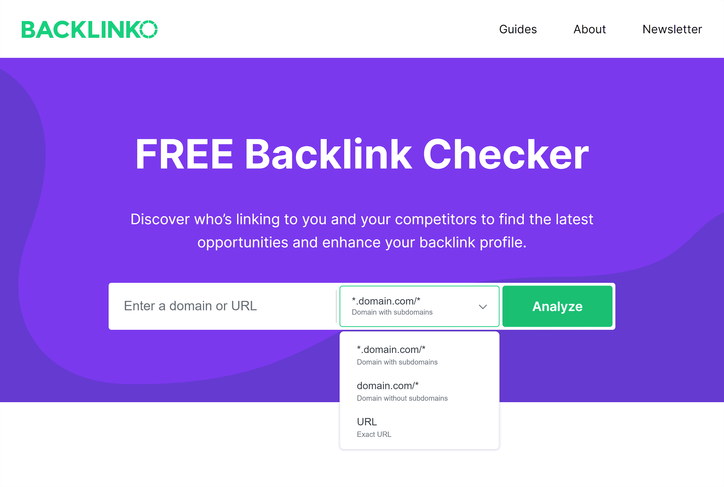 Backlinko – Backlink Checker