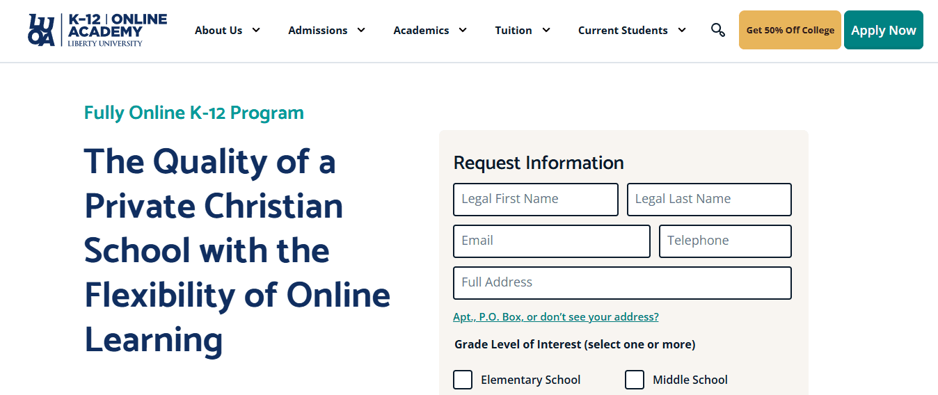 Liberty University Online Academy