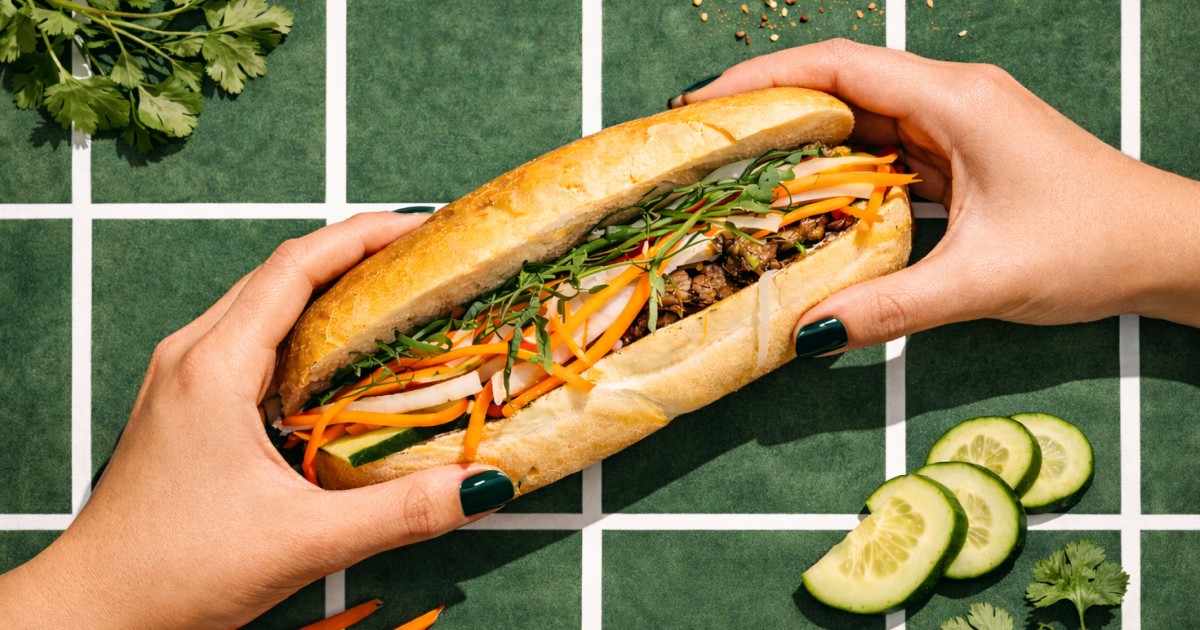 Banh Mi & You website homepage built with Framer