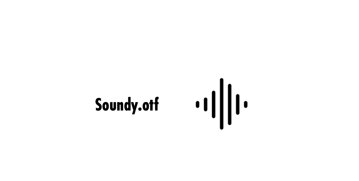 typeface name soundy.otf