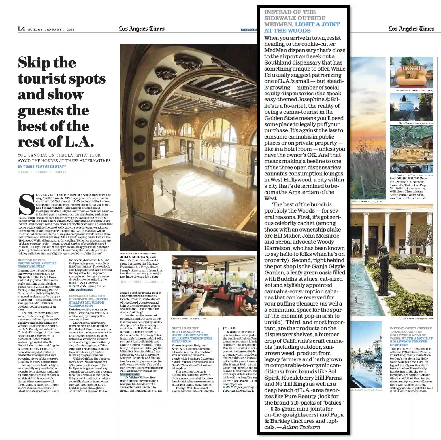 Log Angeles Times magazine