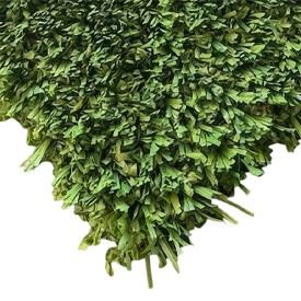 This AGL Grass swatch featuring XL Pro Artificial Sports turf is a soft duotone blend of olive and field green.