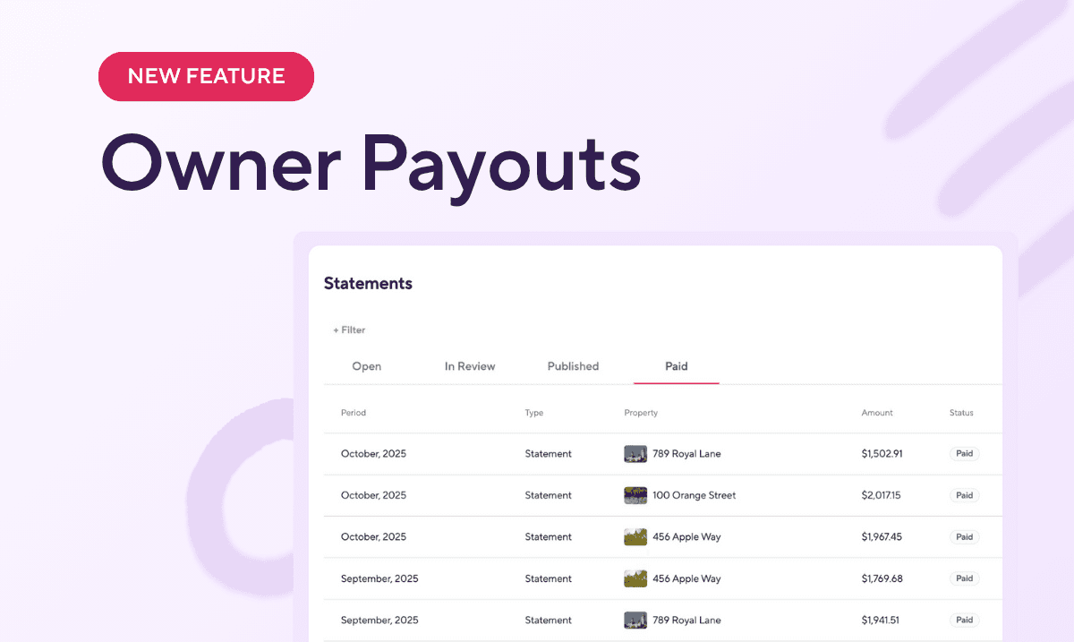 Owner payouts launch
