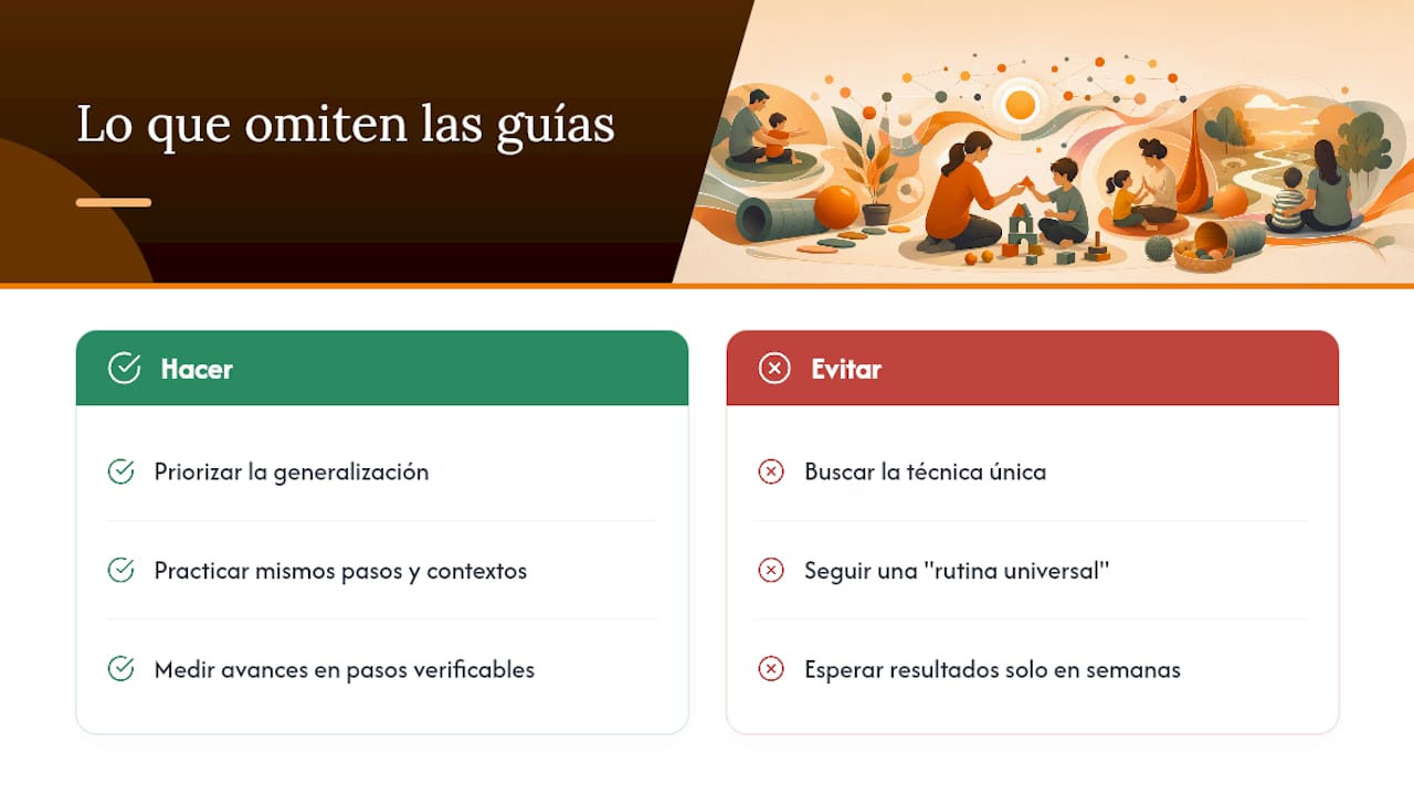 Lo que la mayoría de las guías omite sobre la terapia ocupacional — overview diagram