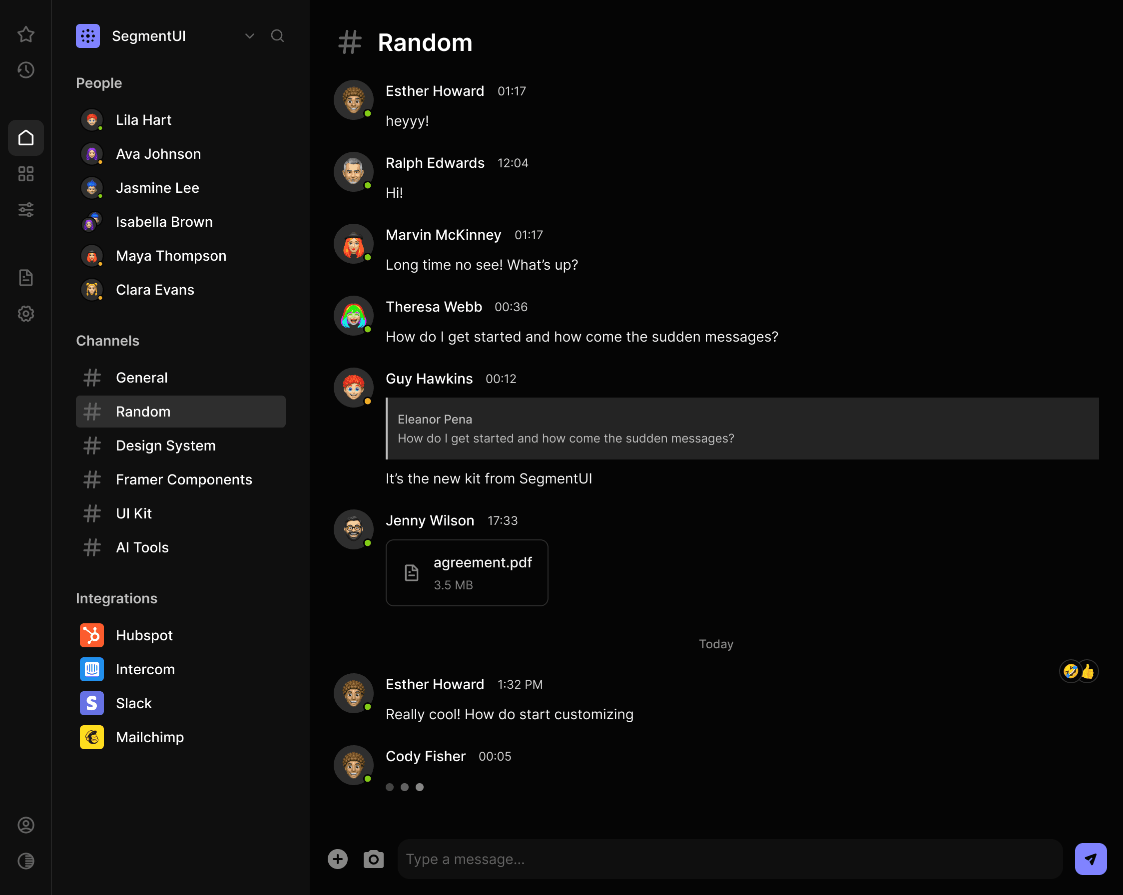 App Screens
