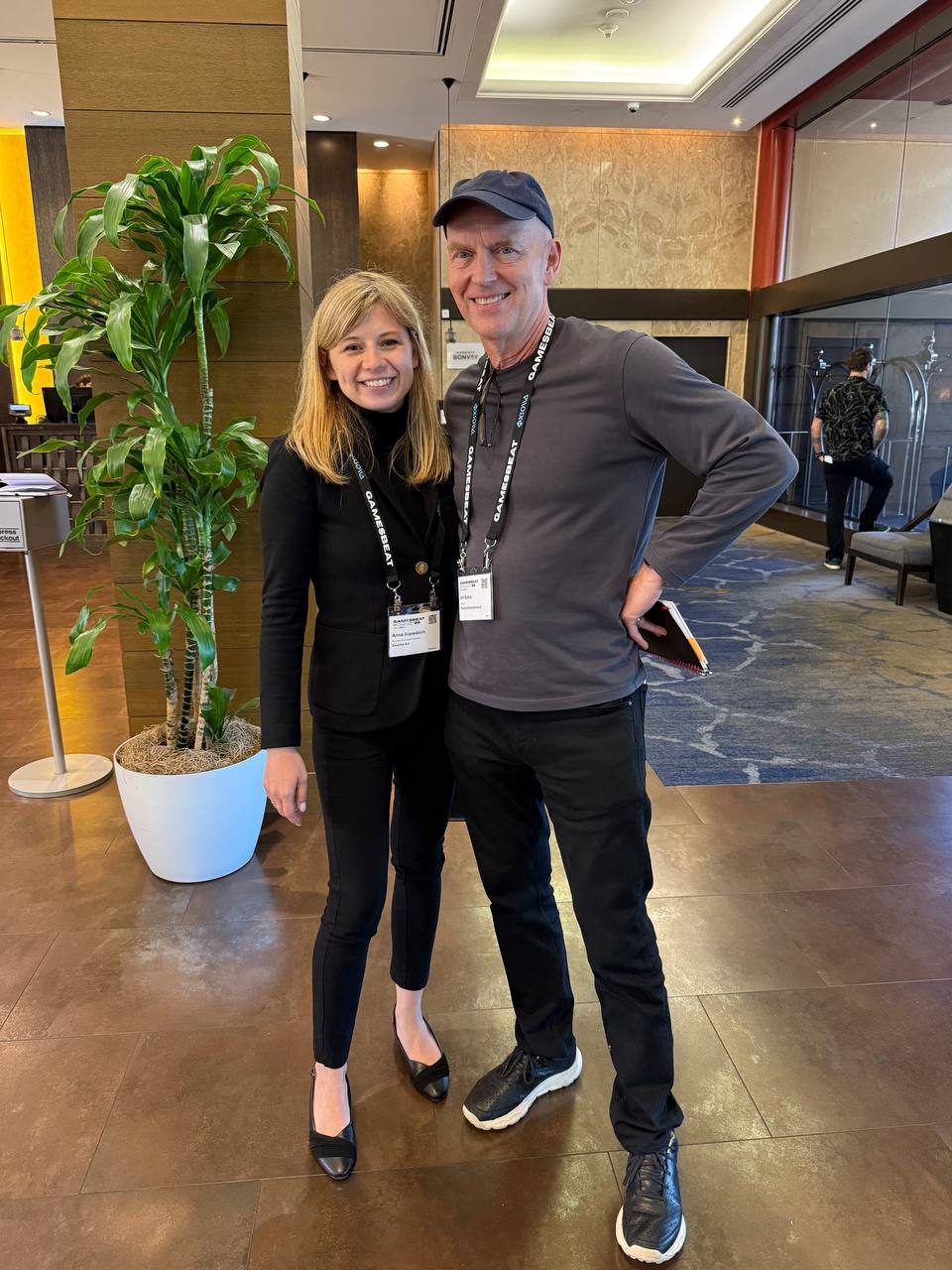 Anna Siaredzich with Jim Botko