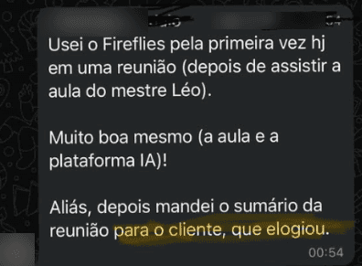 Depoimento de aluno 4