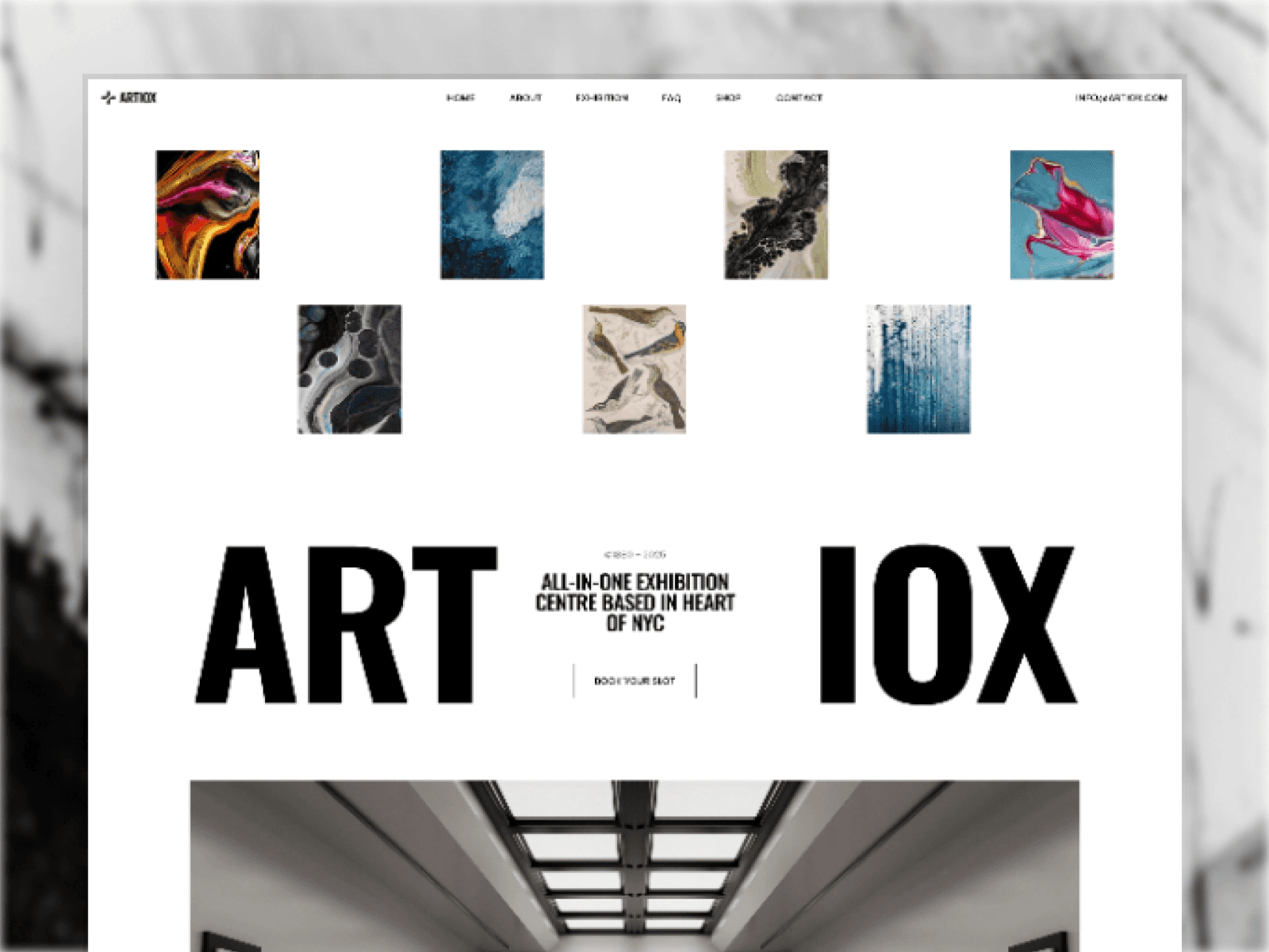 Artist Portfolio Framer Templates - Artiox - Artist Portfolio Template