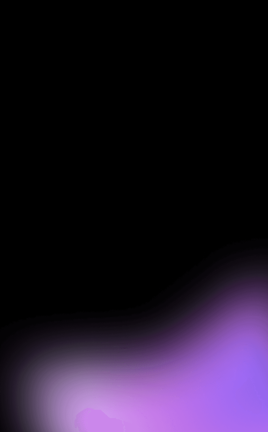 Purple orb on dark background that represent AI technology used in Nextio