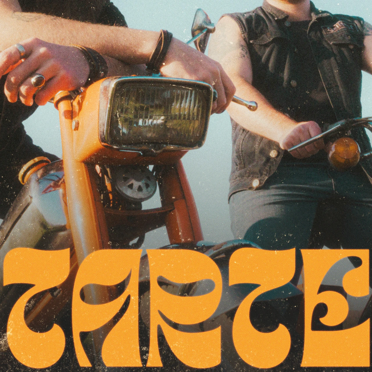 Zoom sur la texture de la pochette pour l'album "STARTER"