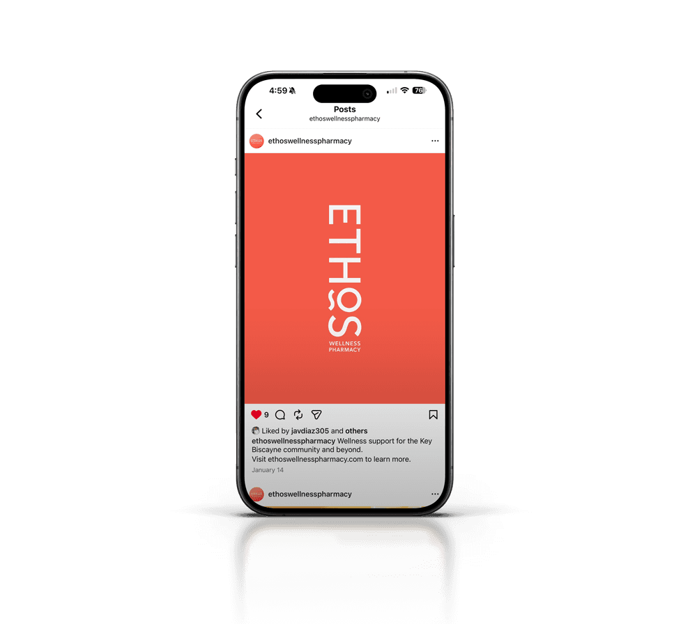 Ethos Wellness Pharmacy Social Media Management