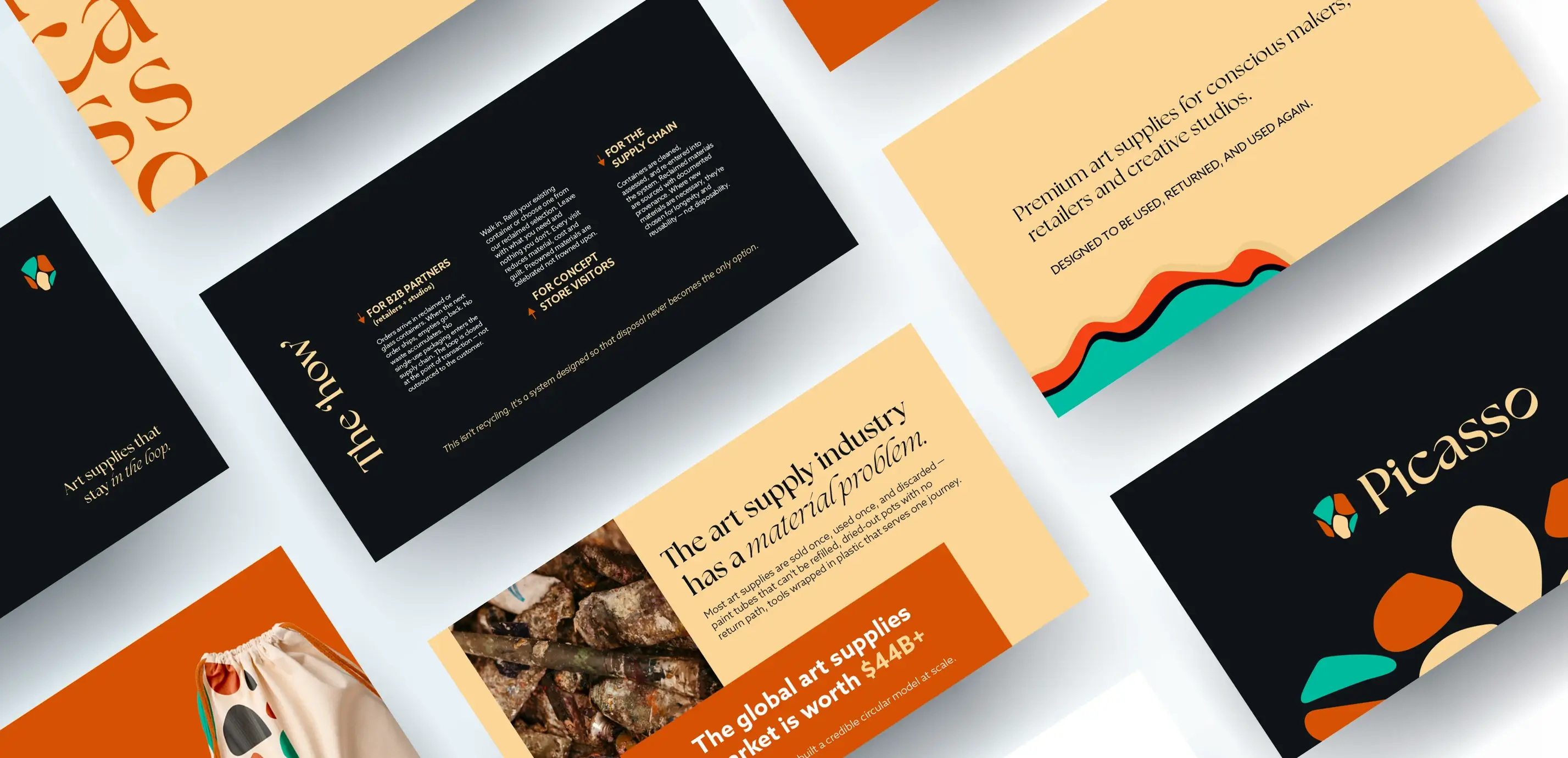 visual identity presentation of a brand project called Wildly