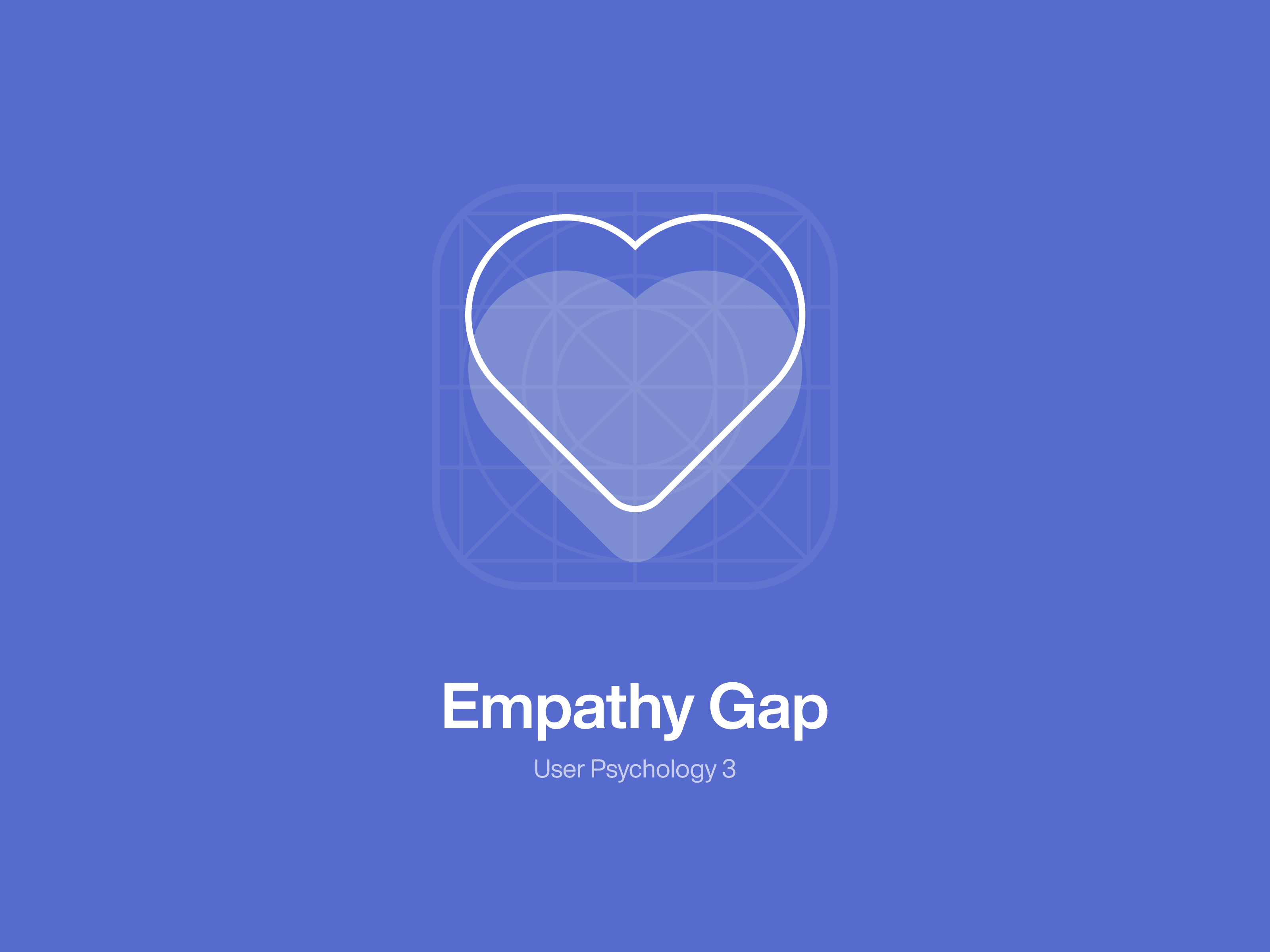 Empathy Gap icon from user psychology 3