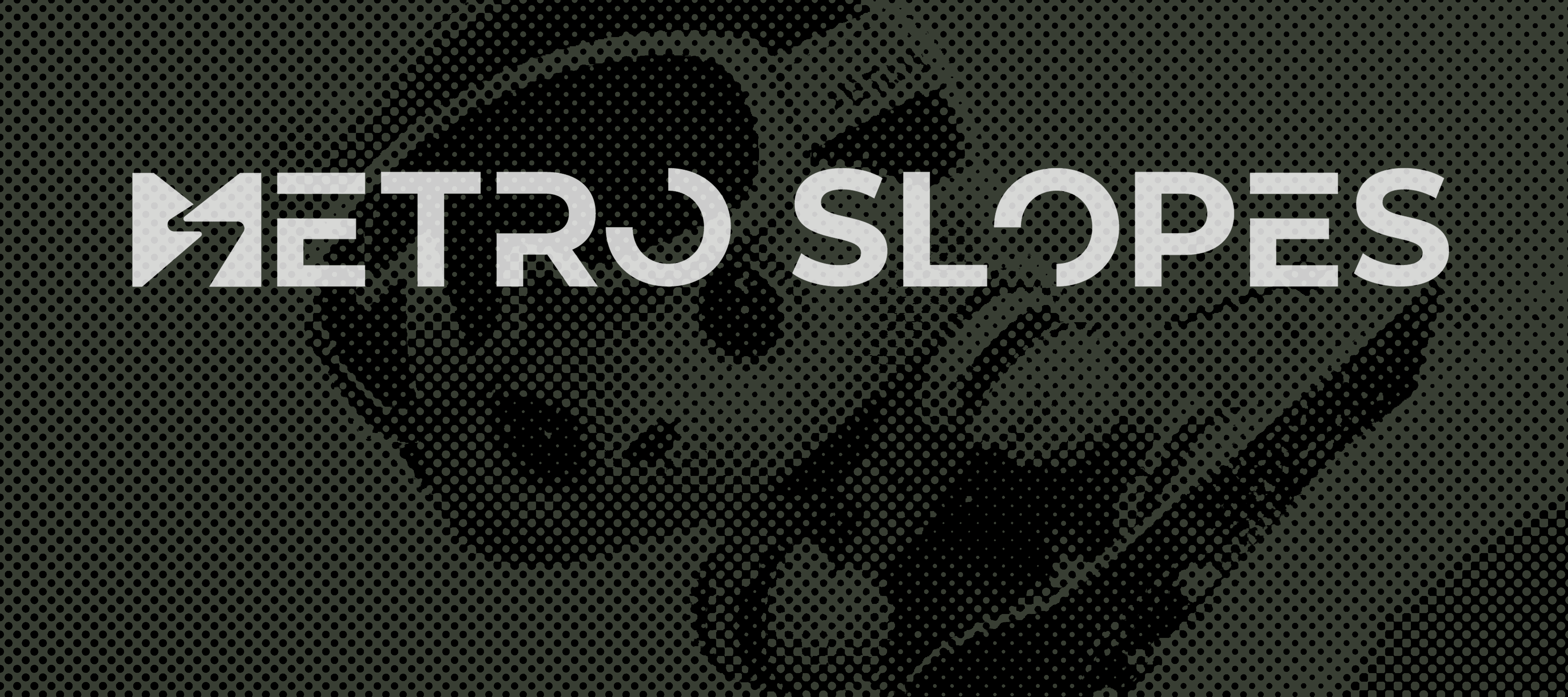 Drone shot of a running track at night