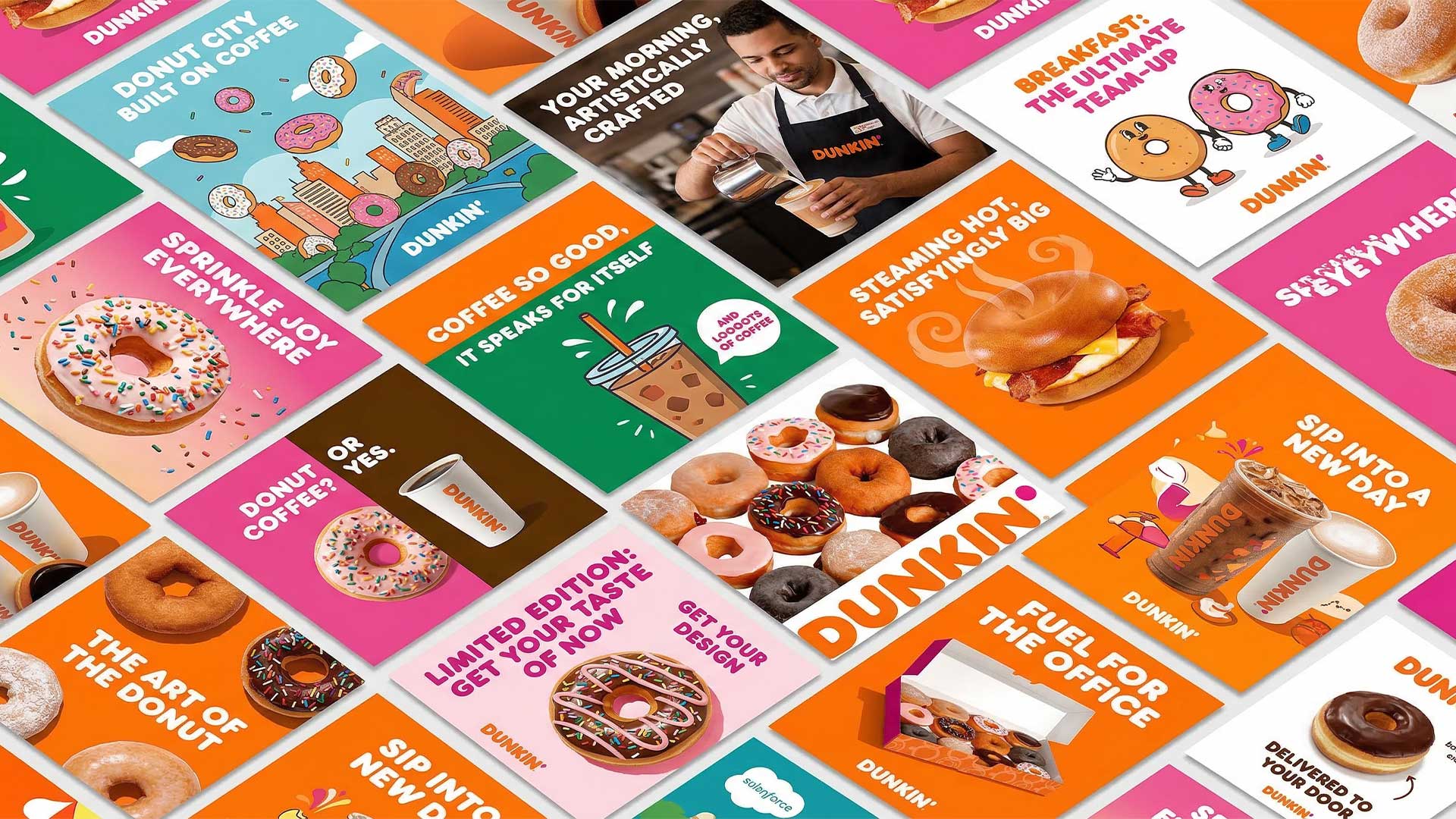 Collection of marketing content assets created from one idea, representing scalable content production and repurposing