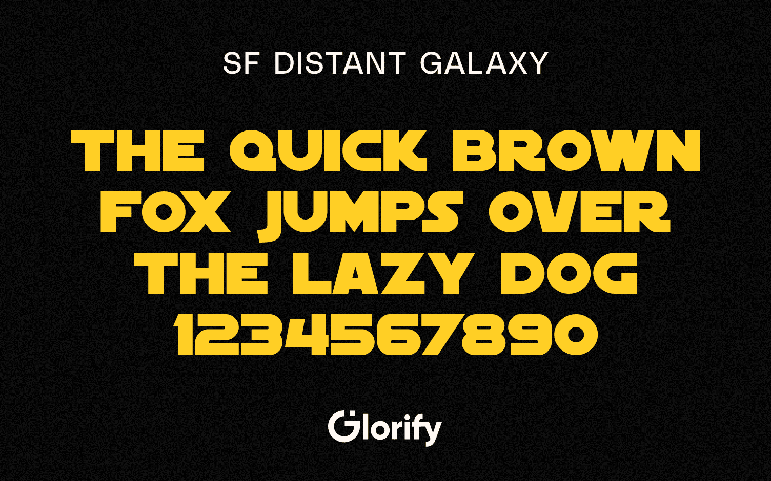 SF Distant Galaxy font